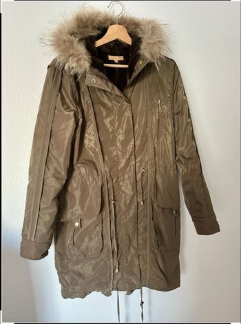 Parka kaki capuche