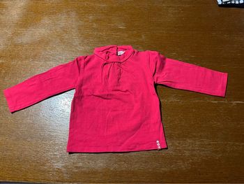 T-shirt manche longue fushia