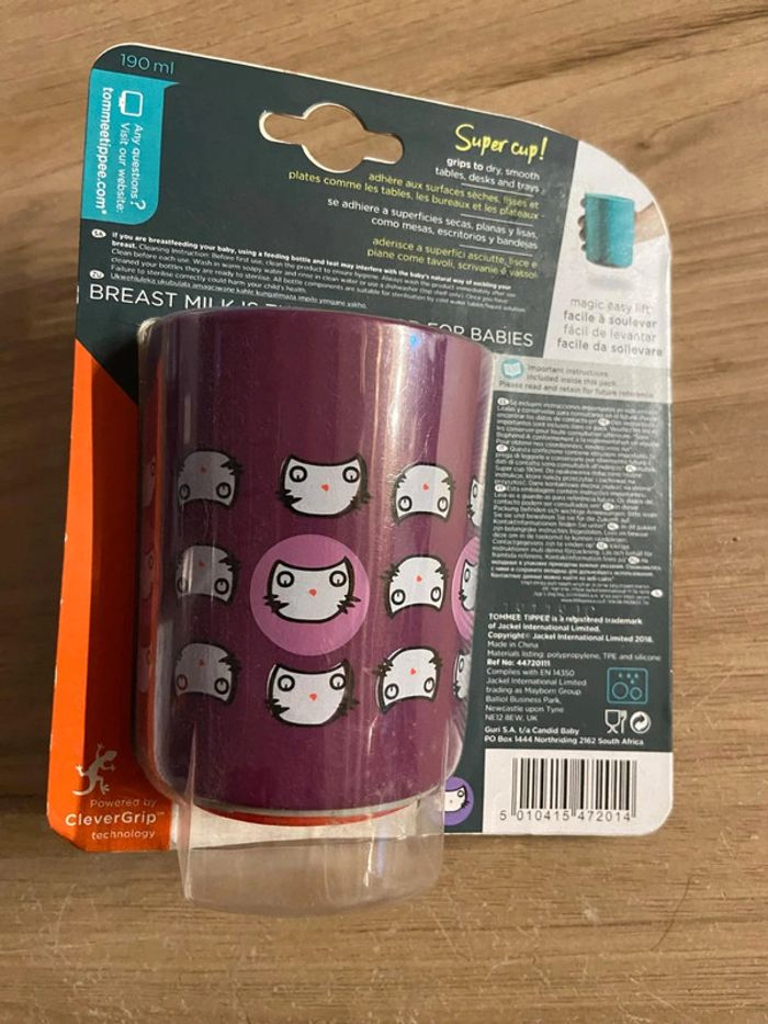 Gobelet Tommee Tippee anti bascule 6m+ - photo numéro 2