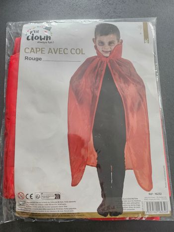 Cape rouge déguisement
