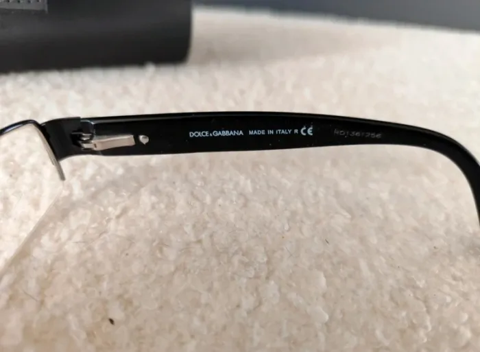 Monture lunettes de vue femme d&g avec étui boîte - photo numéro 9