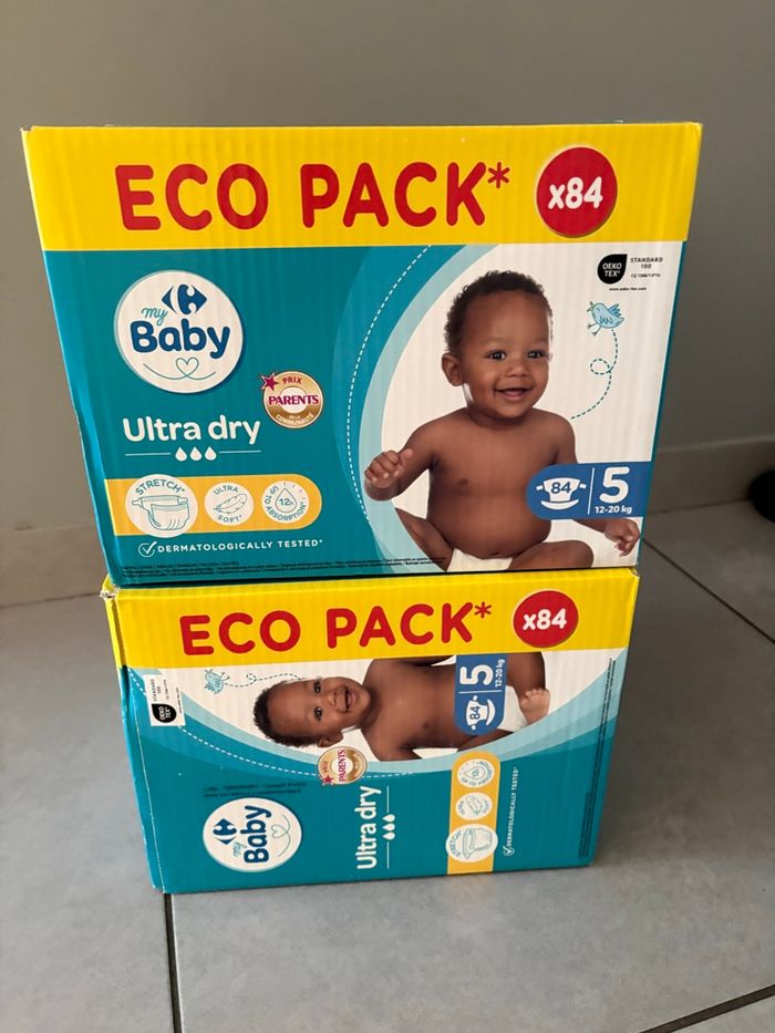 Carrefour Baby couches T5 Neuf - photo numéro 1