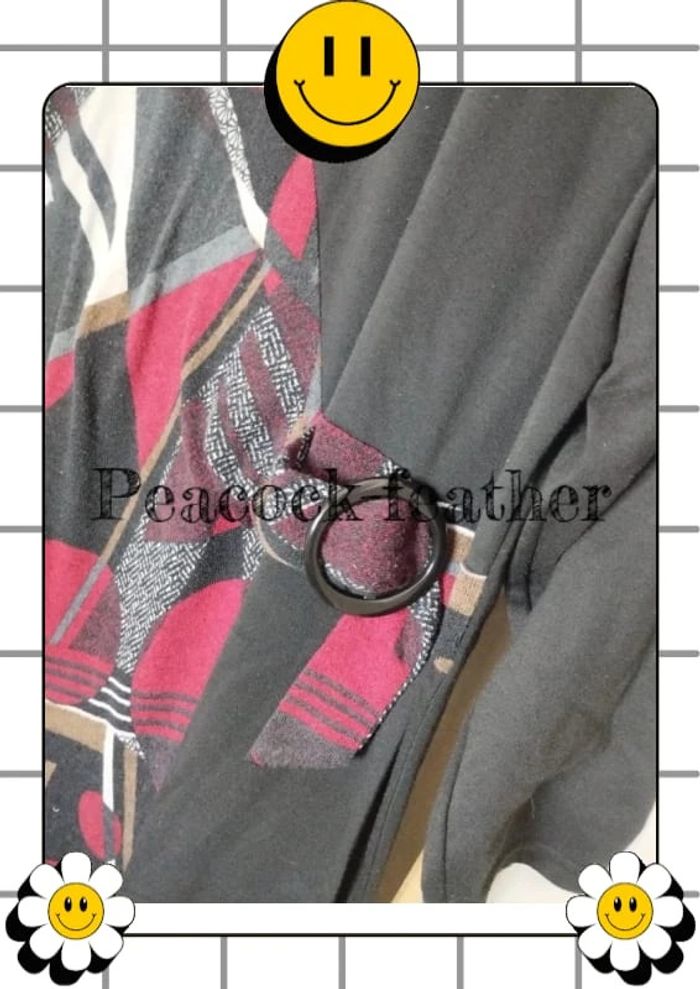 Robe hiver noire et rouge afibel 56 - photo numéro 2