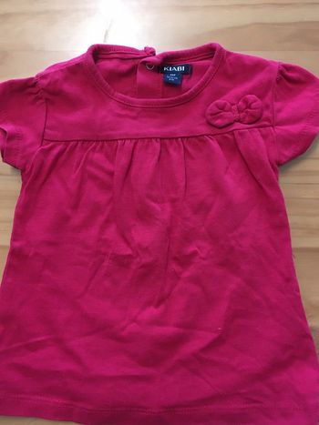 T shirt rose fushia