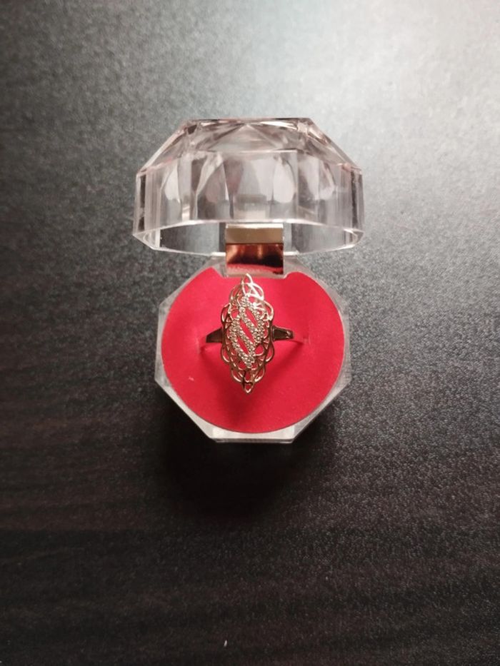 Bague vintage femme avec coffret cadeau