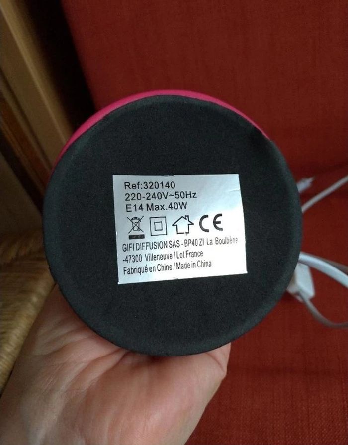 Lampe fille Fulanitos rose - photo numéro 2