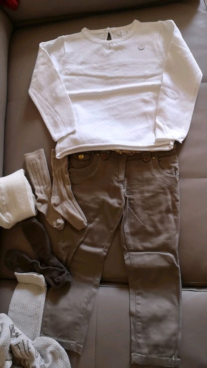 Lot 7 pièces + 1 attache sucette "Paris" café or ou Burberry au choix - photo numéro 8