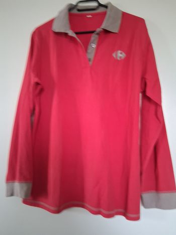 Sweat shirt "carrefour " rouge " t- 2XL "