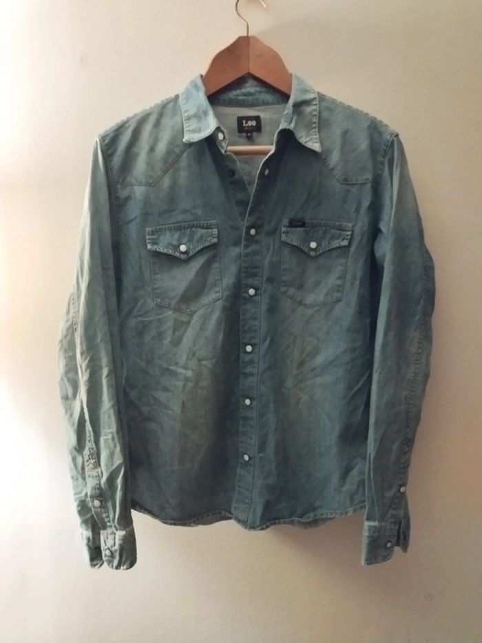Chemise en jean homme Lee taille M - photo numéro 2