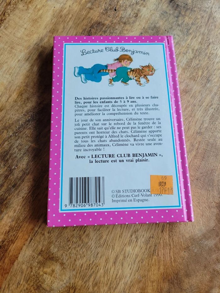 Livre enfant bibliothèque rose celimene et les chats - photo numéro 3