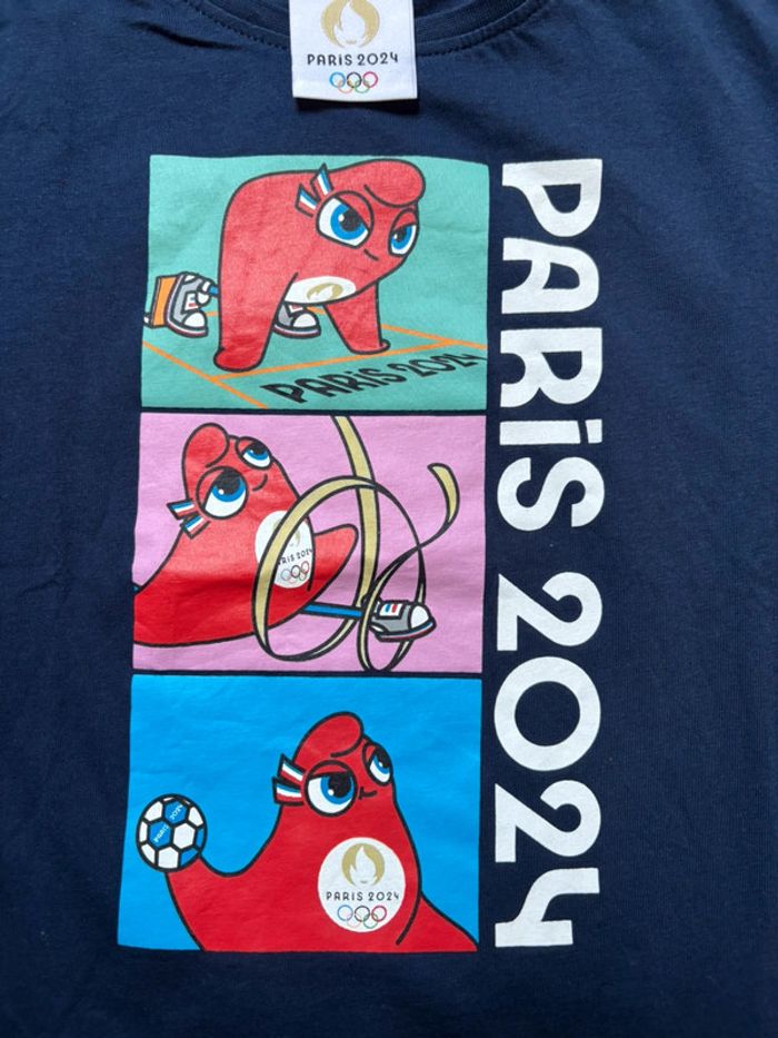 T-shirt Jeux olympiques Paris 2024 8 ans - photo numéro 2