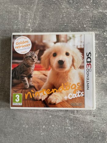 Jeu pour Nintendo 3DS Nintendogs + cats en français.