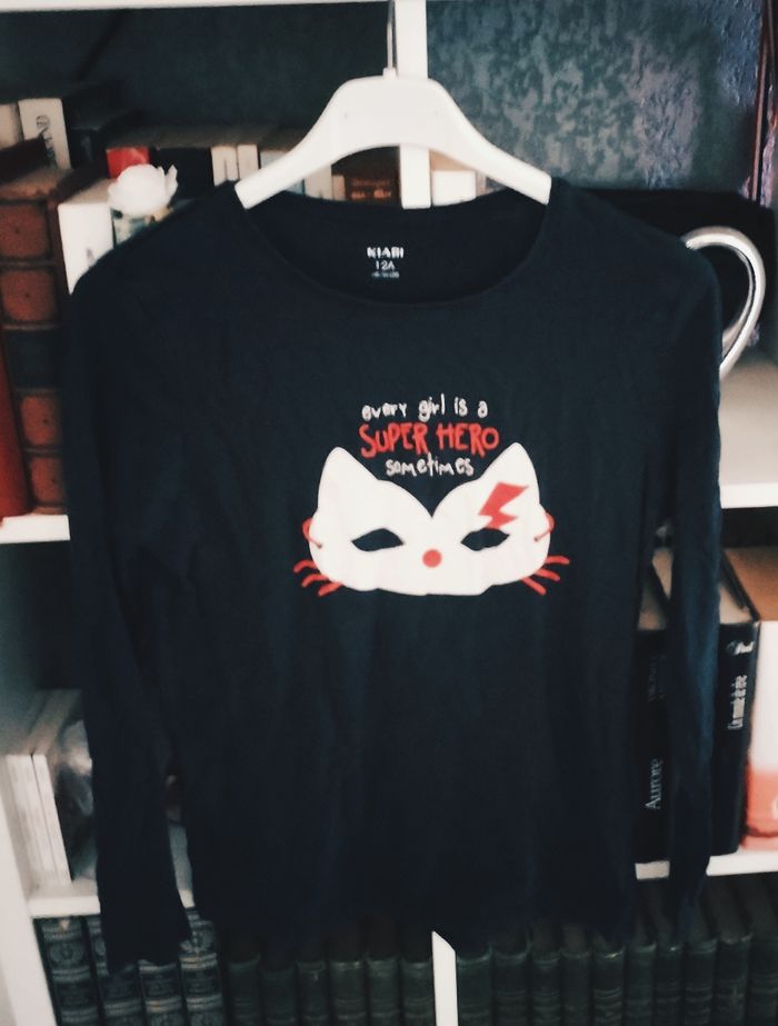 Haut manches longues "Kiabi" en très bon état 100% coton