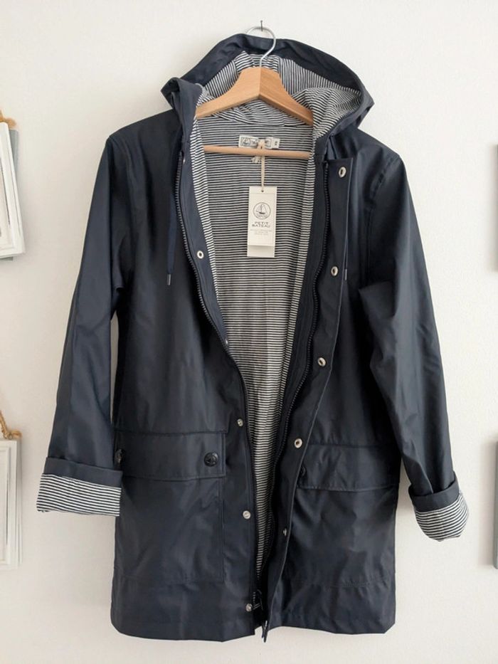 Ciré bleu smoking  petit bateau XS