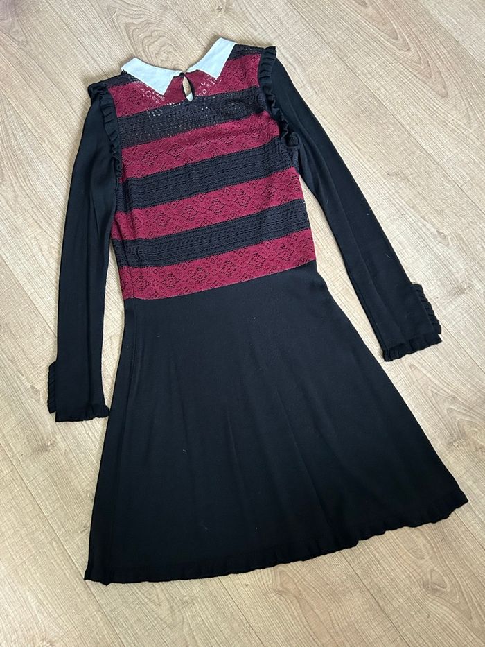 Robe pull noire et bordeaux Morgan taille L TBE - photo numéro 8