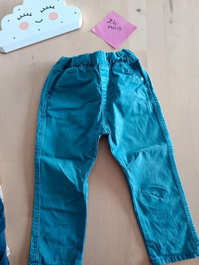 Lot chino 24 mois obaibi taille réglable - photo numéro 11