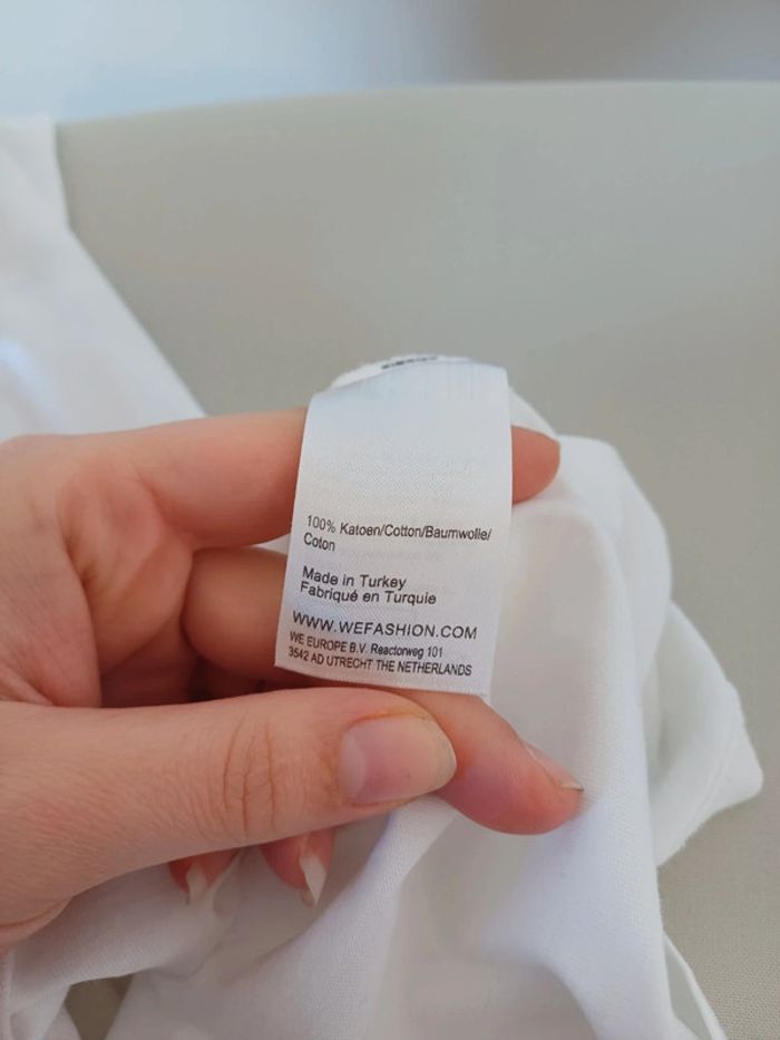 T-Shirt blanc à motifs WE taille S 36 - photo numéro 7