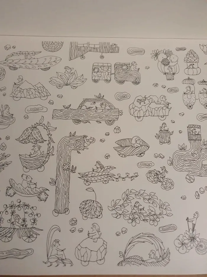 Coloriage "Pays merveilleux" - photo numéro 5