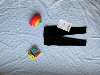 legging taille élastique noir en velours 3 ans la halle