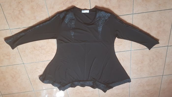 Tunique femme 48-50 noire 2W Paris