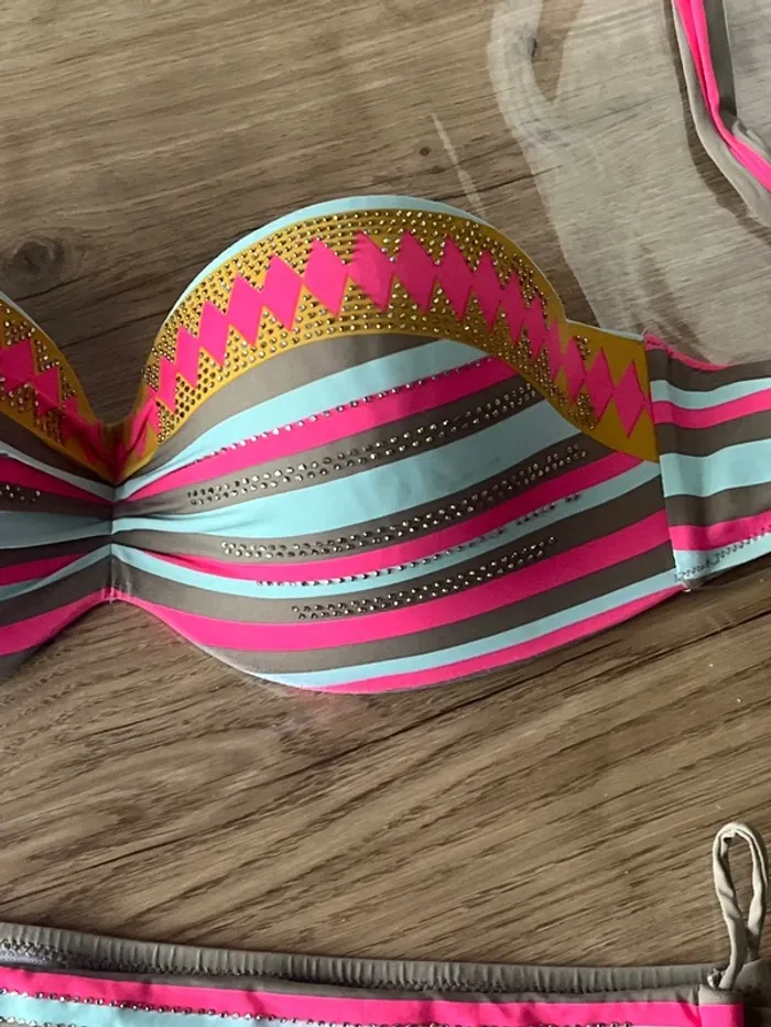 Maillot de bain 2 pièce multicolore - photo numéro 3