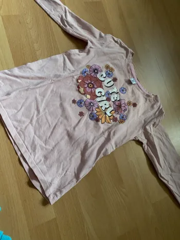 T-shirt manches longues / pull fin « Cute Girl » DopoDopo Taille 128