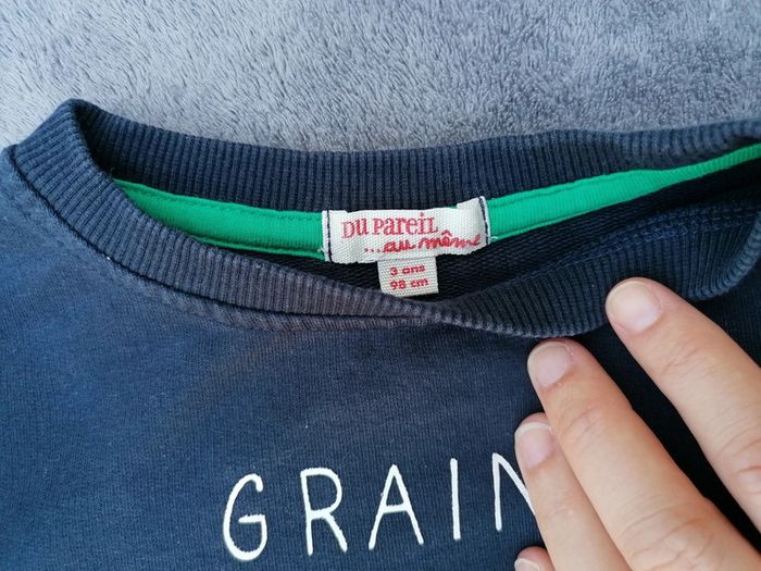 Sweat DPAM - 3 ans - Marine - photo numéro 4
