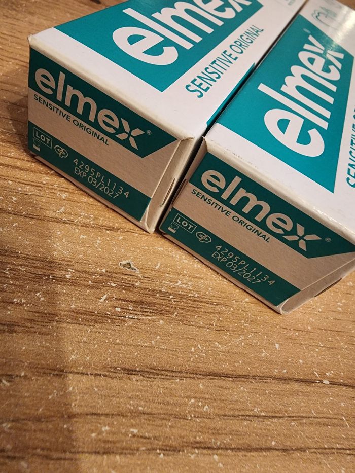 Lot de 2 dentifrices elmex sensitive original neuf - photo numéro 3