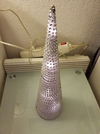 Cône de décoration lumineuse à strass 🎅☃️🎄