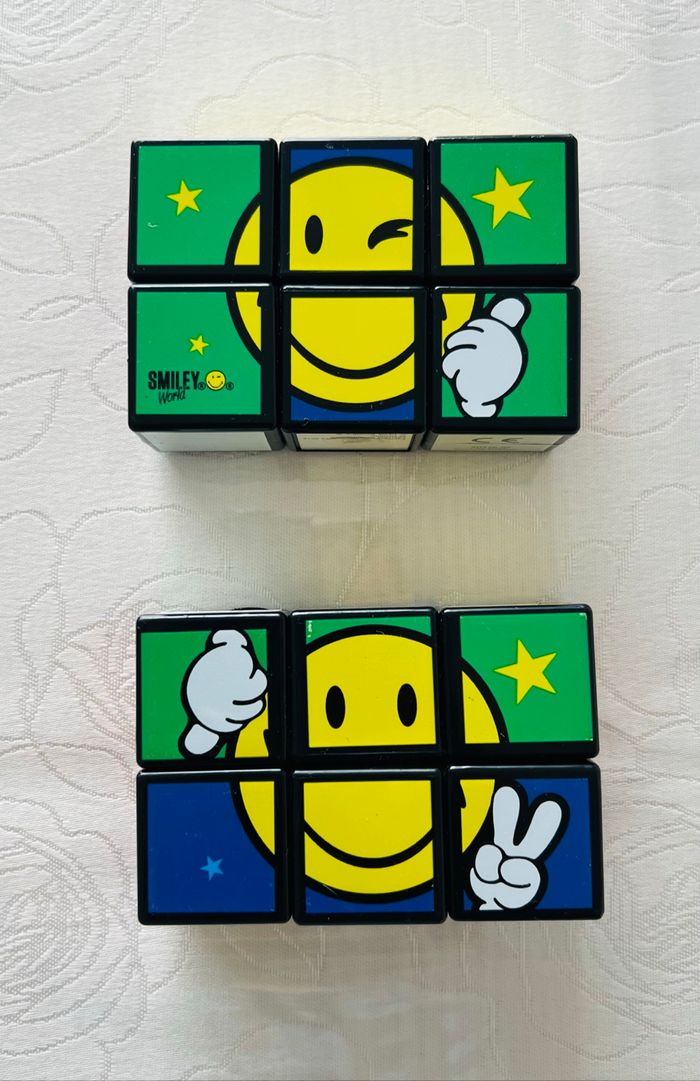 Lot 2 rubik’s cube smiley - photo numéro 2