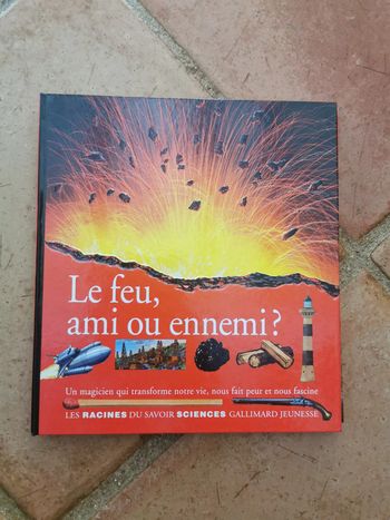 Le feu, ami ou ennemi Les racines du savoir sciences Gallimard jeunesse