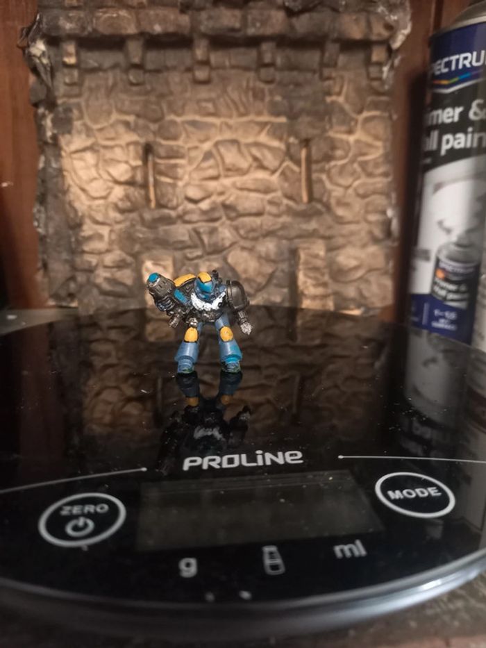 Metal space marines biker avec plasma warhammer