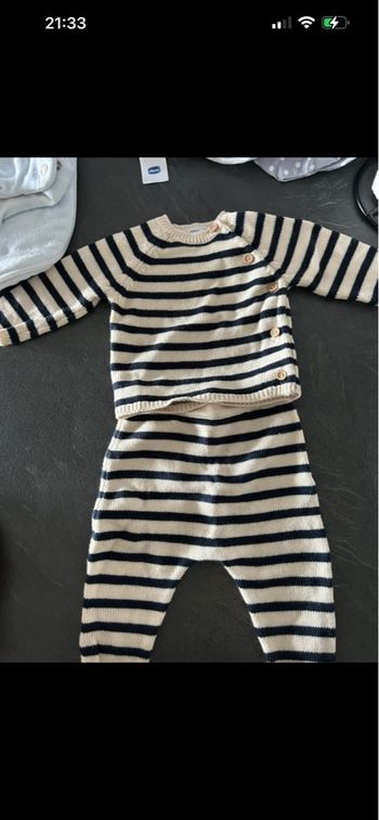 Ensemble petit bateau marinière