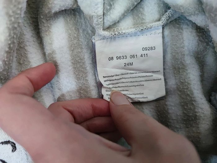 Pyjama velours où se cache mon doudou T.24 mois - photo numéro 3