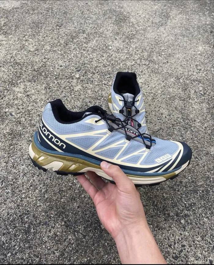 Basket Salomon XT-6 bleu blanche 44 - photo numéro 4