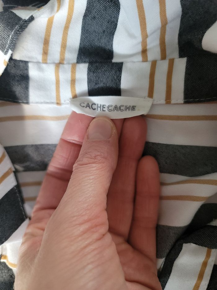 Chemise rayée de chez Cache Cache - photo numéro 3
