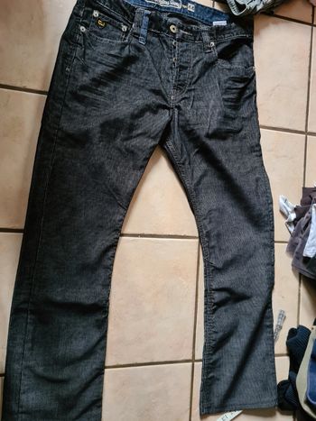 Jean velours noir complice 44