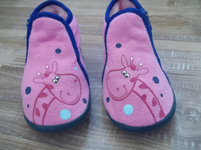 Chaussons zippés rose Girafe 26 - photo numéro 2