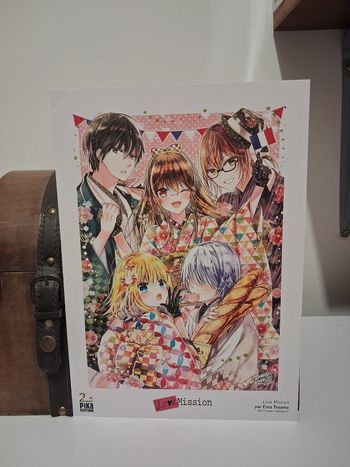 Ex-Libris Ex Libri Shikishi Love Mission Pika Passion du manga Ex Libris