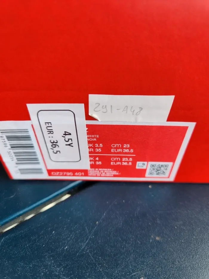 Nike cortez bleu turquoise Taille 36,5 neuves - photo numéro 8
