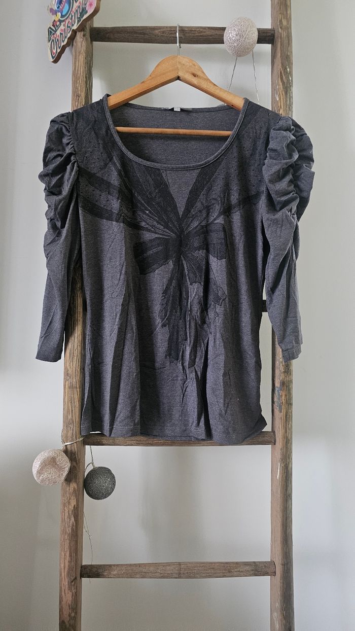 T-shirt Etam taille 40 L Manches 3/4