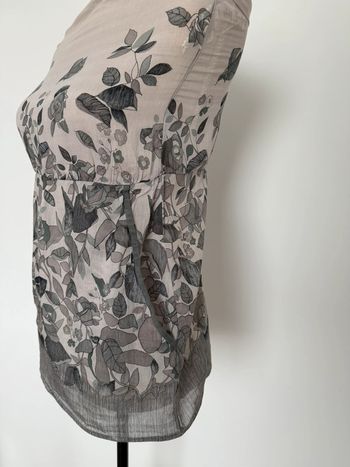 T-shirt Bustier sisley S jersey maglia Camiseta Blouse chemise camisa Camicia Overhemd folder Blusa