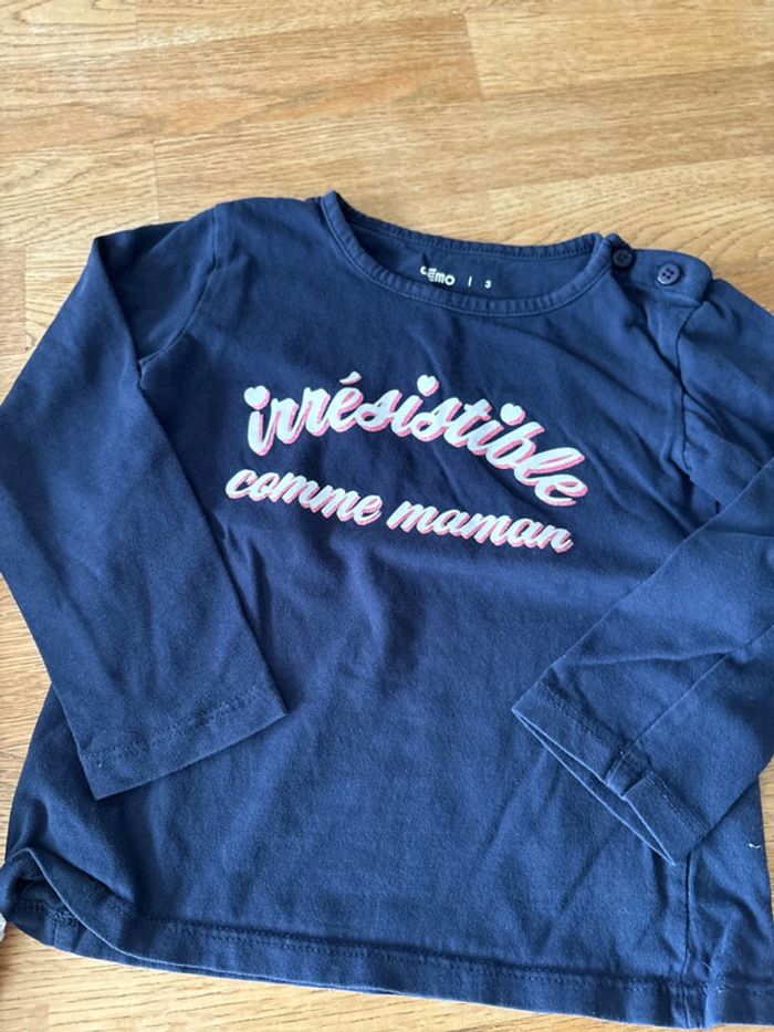 Lot de tshirts manches longues 3 ans - photo numéro 5