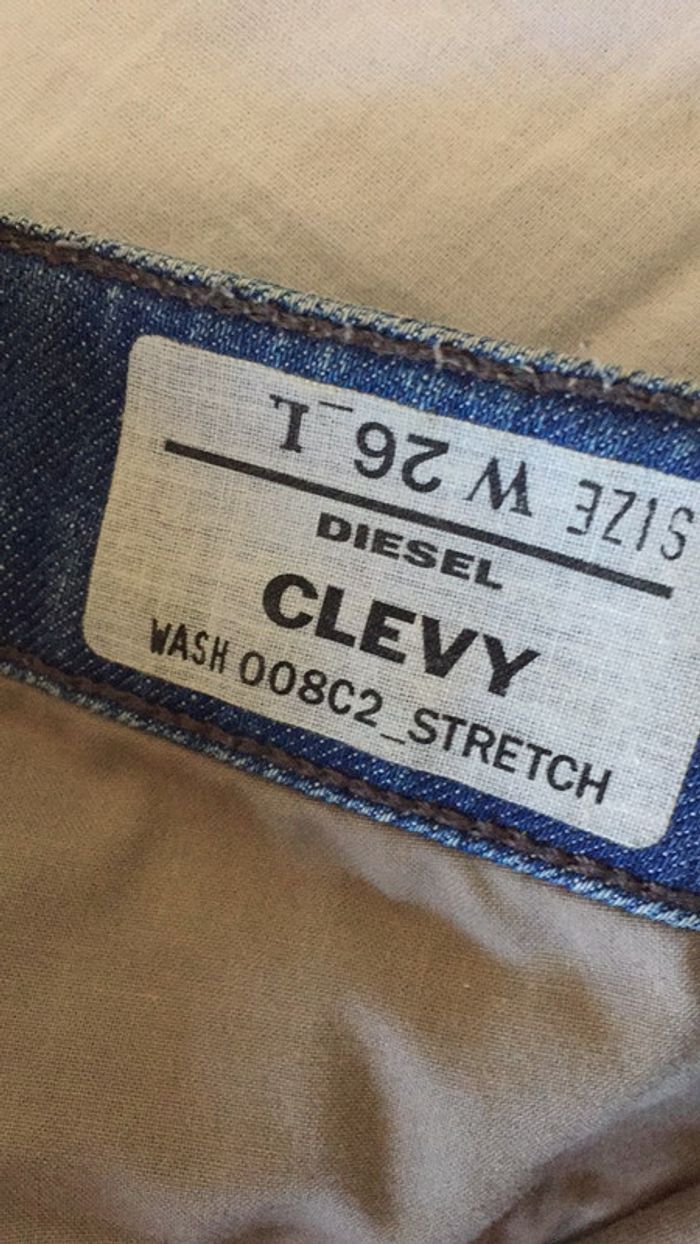 Bermuda short jean Diesel 26 - photo numéro 3