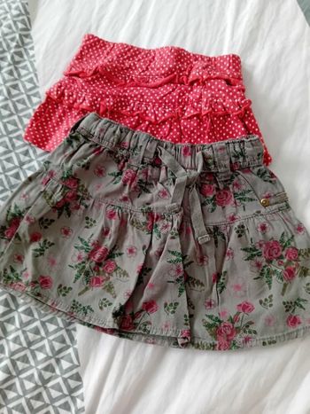 Lot de 2 jupes 12 mois