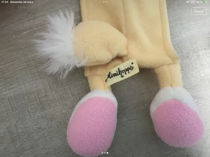 Vintage écharpe lapin mimihopps DIDDL - photo numéro 3