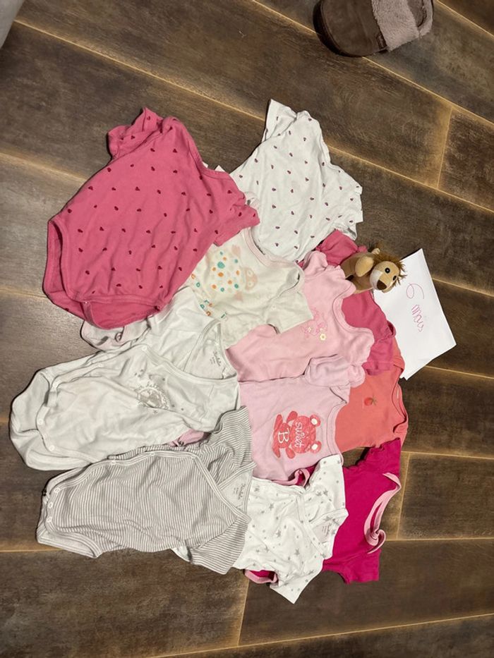 Lot de 11 bodies manches courtes