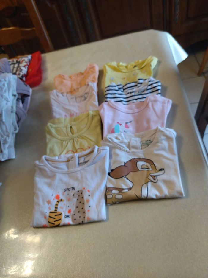 Lot de 8 tee shirts manches courtes