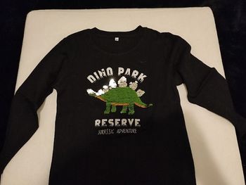 Tee-shirt manches longues dinosaure