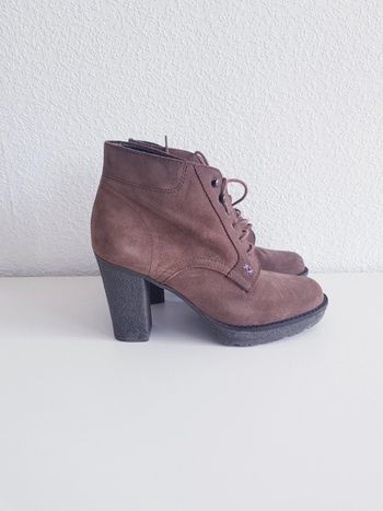 Mexx - Bottines à talon et lacets - Marron - 38